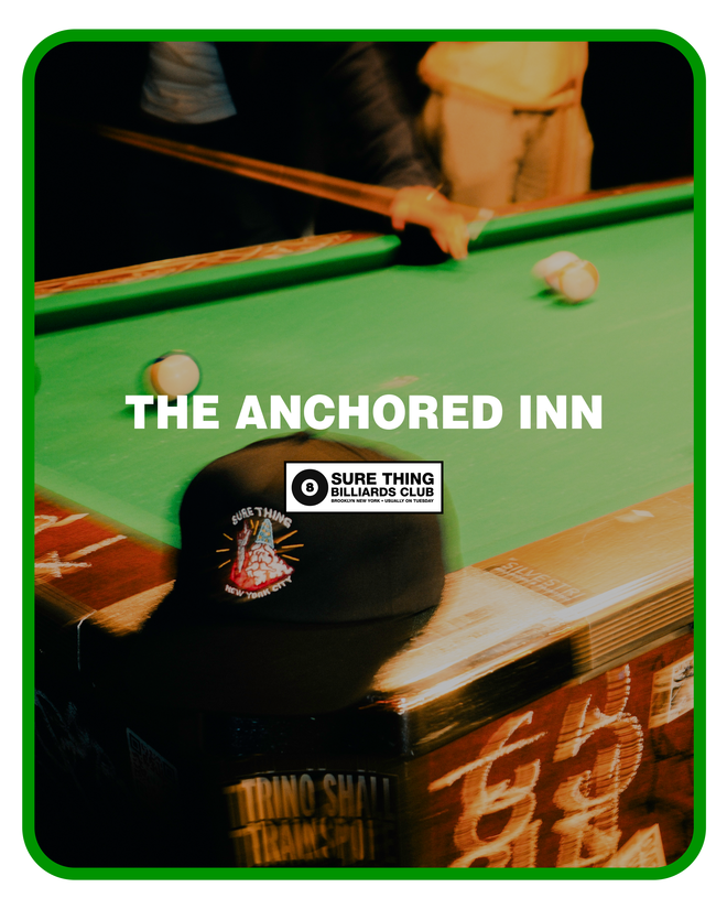 Sure Thing Billiards Club: Anchored Inn (Bushwick, Brooklyn)