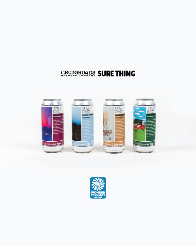 Sure Thing x Crossroads Brewing Co: "Honest Work" Rustic Lager