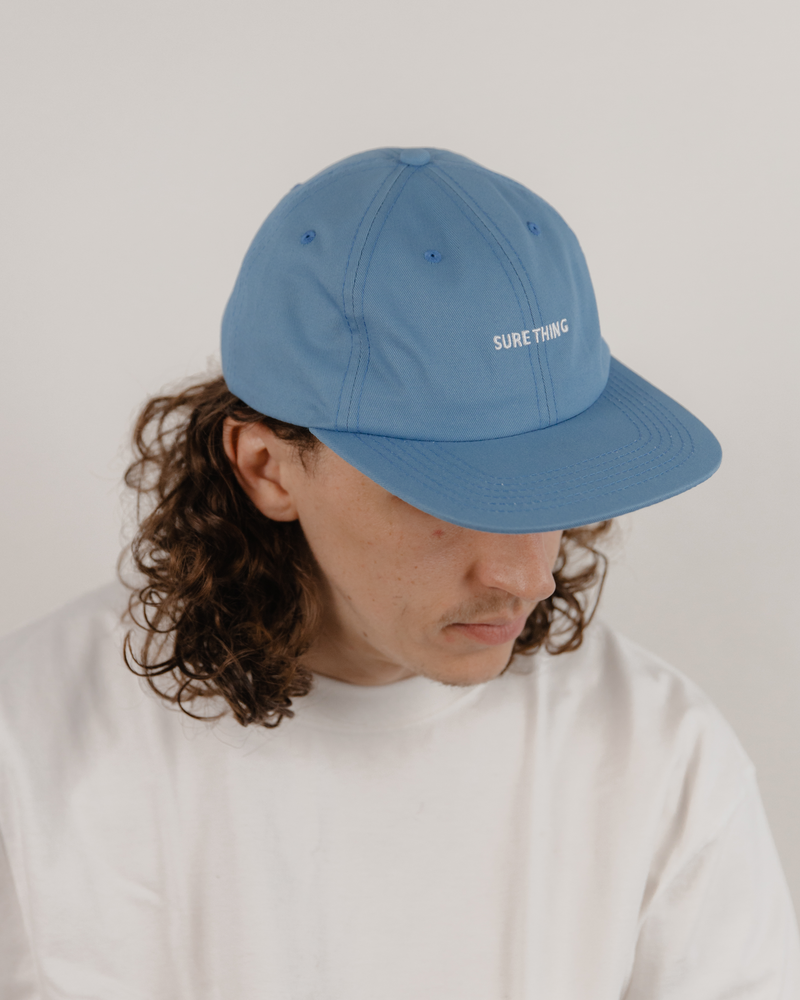 Logo 6 Panel Hat, Bruin Blue