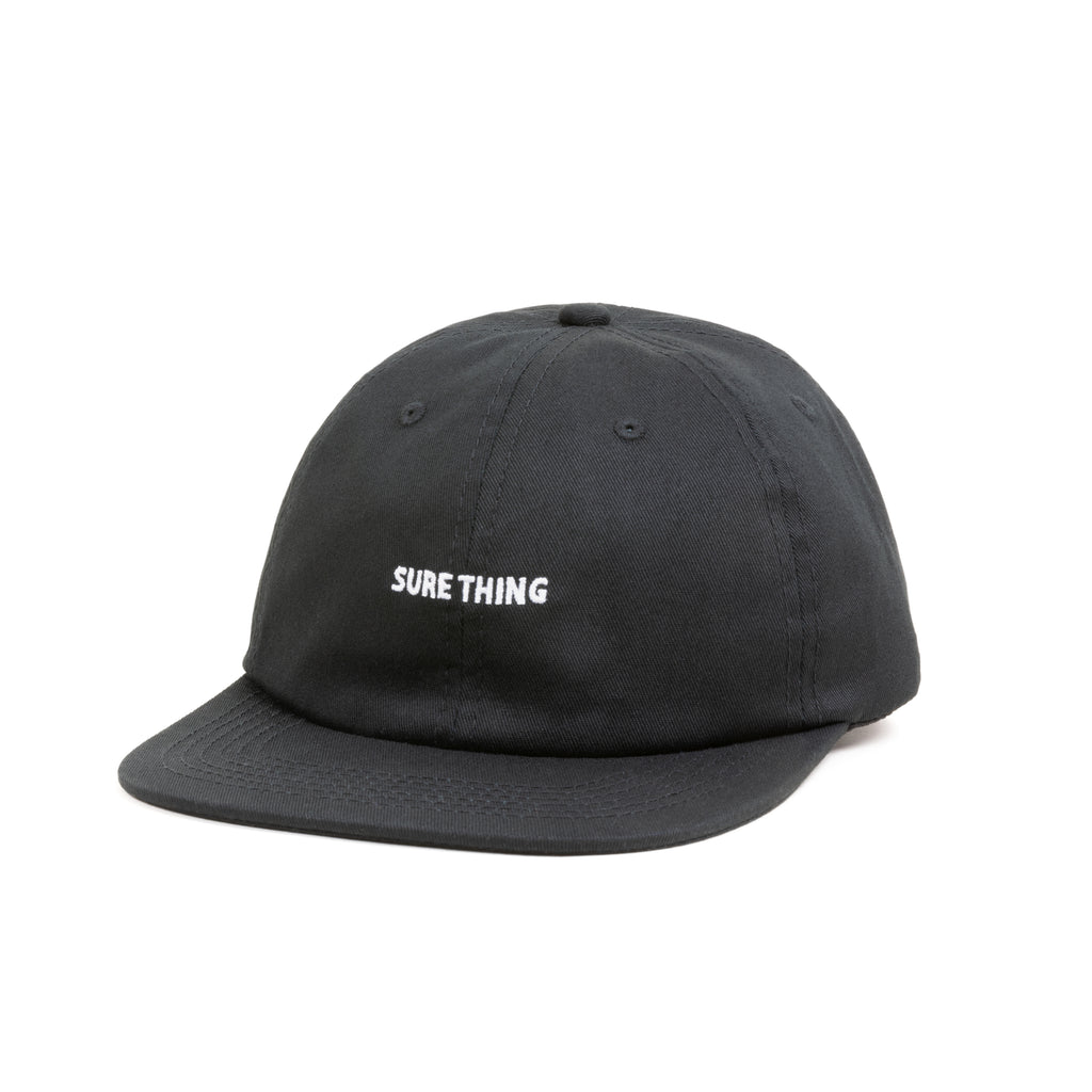 Logo 6 Panel Hat, Black